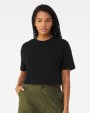 T-shirt BELLA-CANVAS Cropped dames-T-shirt voor bedrukking &amp; borduring