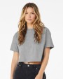 T-shirt BELLA-CANVAS Cropped dames-T-shirt voor bedrukking &amp; borduring