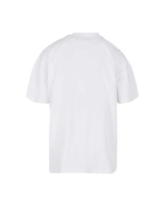 T-shirt BUILD YOUR BRAND OVERSIZED MOCK NECK TEE voor bedrukking &amp; borduring