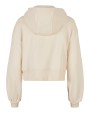 Sweat-shirt personnalisable BUILD YOUR BRAND Ladies Short Oversized Zip Jacket