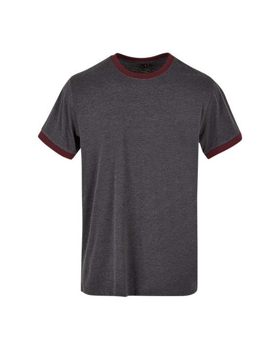 T-shirt personnalisable BUILD YOUR BRAND RINGER TEE