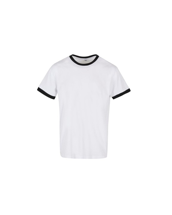 T-shirt personnalisable BUILD YOUR BRAND RINGER TEE