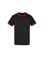 T-shirt personnalisable BUILD YOUR BRAND RINGER TEE