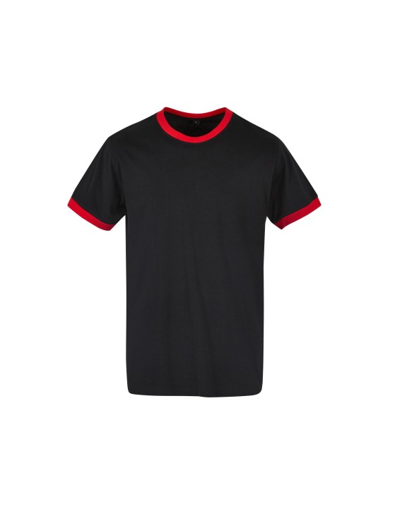 T-shirt personnalisable BUILD YOUR BRAND RINGER TEE