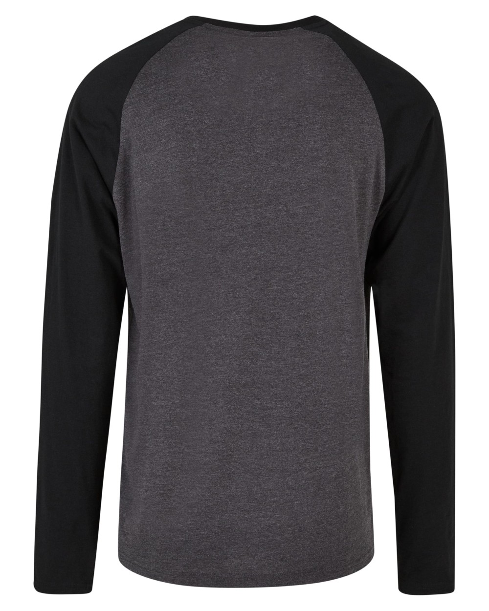 T-shirt BUILD YOUR BRAND Men´s Contrast Raglan Longsleeve T-Shirt voor bedrukking &amp; borduring
