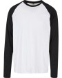 BUILD YOUR BRAND Men´s Contrast Raglan Longsleeve T-Shirt T-Shirt personalisierbar