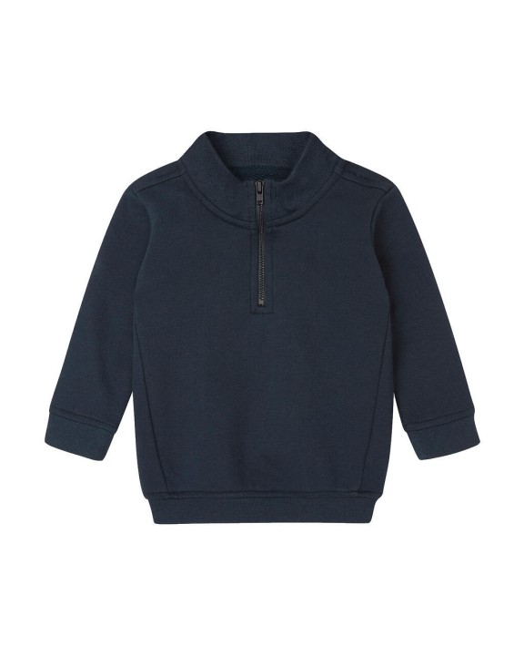 Sweater BABYBUGZ Baby Quarter Zip Sweat  voor bedrukking &amp; borduring