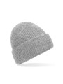 BEECHFIELD COSY RIBBED BEANIE GREY MARL personnalisable