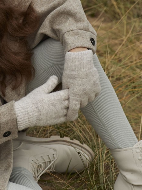 Bonnets, Écharpes & Gants à personnaliser BEECHFIELD COSY RIBBED CUFF GLOVES 