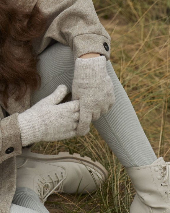 BEECHFIELD COSY RIBBED CUFF GLOVES Mütze, Schal & Handschuh personalisierbar