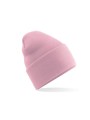 BEECHFIELD ORIGINAL DEEP CUFFED BEANIE dusky pink personnalisable