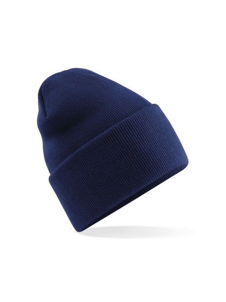 BEECHFIELD ORIGINAL DEEP CUFFED BEANIE oxford navy personnalisable