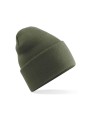 BEECHFIELD ORIGINAL DEEP CUFFED BEANIE vert olive personnalisable