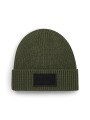 BEECHFIELD Bonnet tendance à patch vert militaire/noir personnalisable