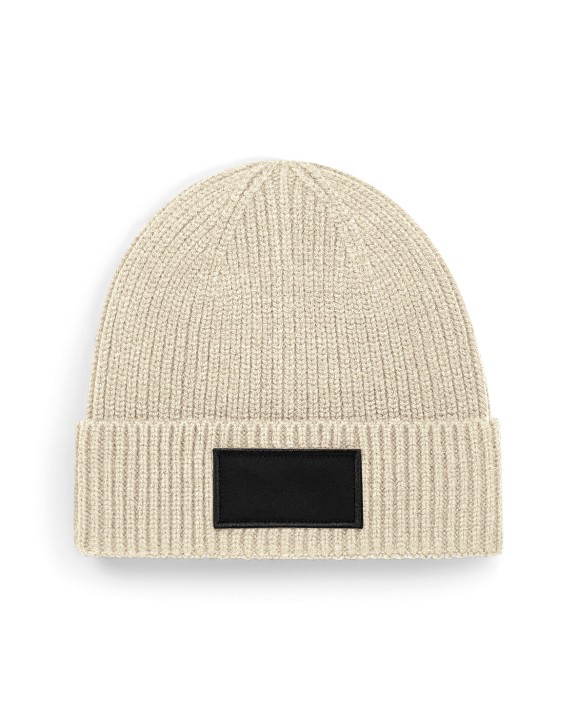 Bonnet, Écharpe & Gant personnalisable BEECHFIELD Bonnet tendance à patch