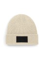 BEECHFIELD Bonnet tendance à patch oatmeal/black personnalisable