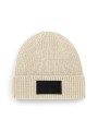 BEECHFIELD Bonnet tendance à patch oatmeal/black personnalisable