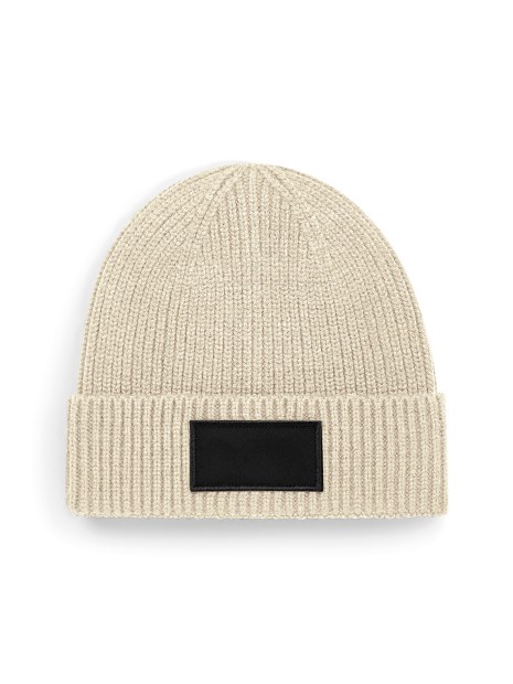 BEECHFIELD Bonnet tendance à patch oatmeal/black personnalisable