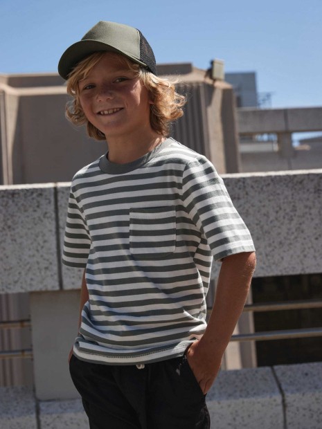 Casquettes à personnaliser BEECHFIELD Casquette filet junior réglable à l'arrière 