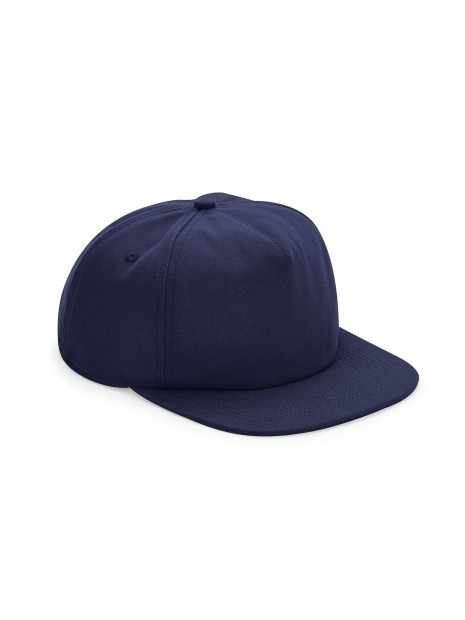 BEECHFIELD ORGANIC COTTON UNSTRUCTURED 5 PANEL CAP oxford navy personnalisable