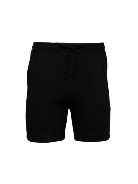 BELLA-CANVAS Short molletonné unisexe noir personnalisable