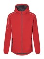 PROMODORO MEN'S LIGHT SOFTSHELL rouge feu personnalisable
