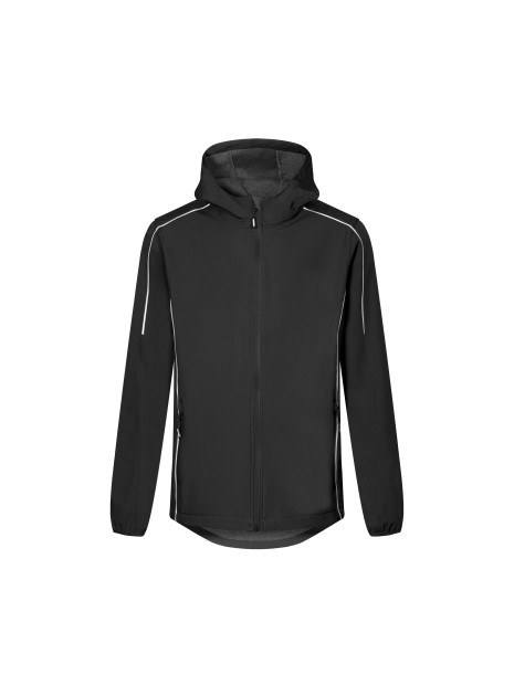 PROMODORO MEN'S LIGHT SOFTSHELL noir personnalisable