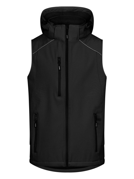 PROMODORO MEN'S SOFTSHELL VEST noir personnalisable