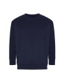 AWDIS CRATER RECYCLED SWEATSHIRT bleu marine personnalisable