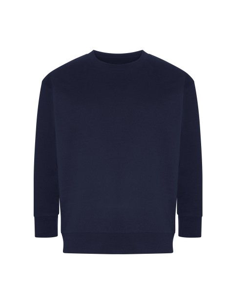 AWDIS CRATER RECYCLED SWEATSHIRT bleu marine personnalisable