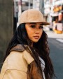 Casquette personnalisable FLEXFIT SUEDE LEATHER SNAPBACK