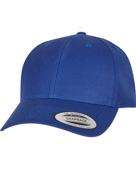 FLEXFIT PREMIUM CURVED VISOR SNAPBACK CAP Kappe personalisierbar