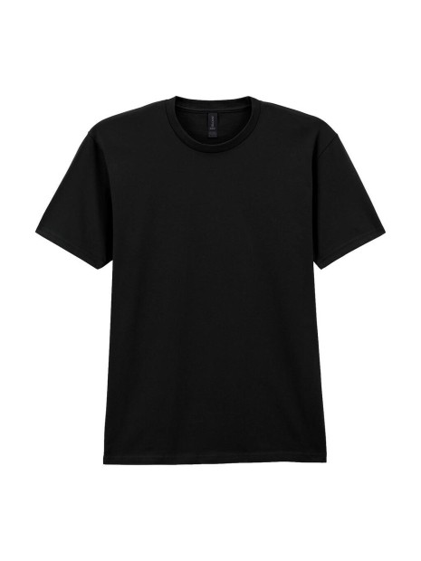 GILDAN T-shirt homme softstyle midweight pitch black mist personnalisable