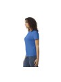 GILDAN T-shirt femme softstyle midweight bleu royal personnalisable