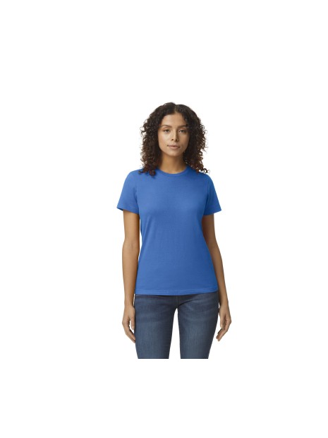 GILDAN T-shirt femme softstyle midweight bleu royal personnalisable