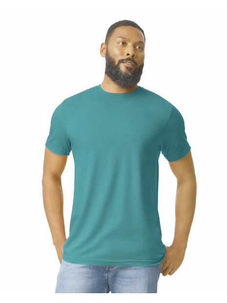 GILDAN T-shirt homme softstyle CVC kelly mist personnalisable