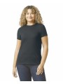 GILDAN T-shirt femme softstyle CVC pitch black personnalisable