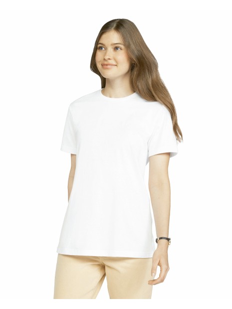 GILDAN T-shirt femme softstyle CVC blanc personnalisable