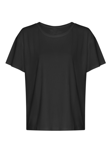 AWDIS Women´s Open Back T jet black personnalisable