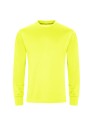 AWDIS Long Sleeve Active T jaune electrique personnalisable