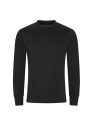 AWDIS Long Sleeve Active T jet black personnalisable