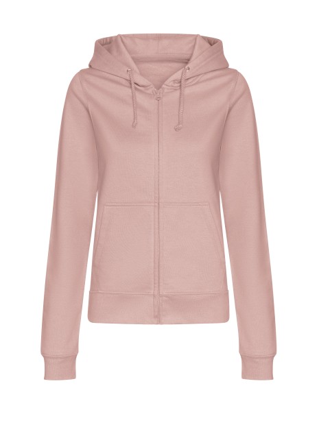 AWDIS WOMEN'S COLLEGE ZOODIE dusty pink personnalisable