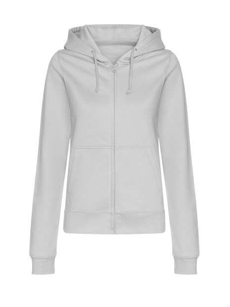 AWDIS WOMEN'S COLLEGE ZOODIE heather grey personnalisable