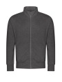 AWDIS CAMPUS FULL ZIP SWEAT charcoal personnalisable