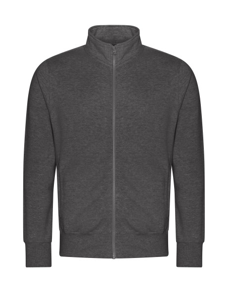 AWDIS CAMPUS FULL ZIP SWEAT charcoal personnalisable