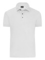 JAMES & NICHOLSON Men´s Mercerised Polo blanc personnalisable