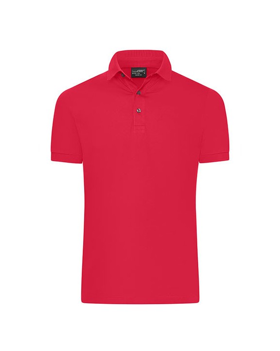 JAMES & NICHOLSON Men´s Mercerised Polo Slim Fit Poloshirt personalisierbar