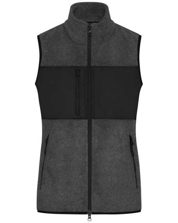 JAMES & NICHOLSON Ladies´ Fleece Vest Polar Fleece personalisierbar