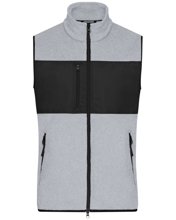 JAMES & NICHOLSON Men´s Fleece Vest Polar Fleece personalisierbar