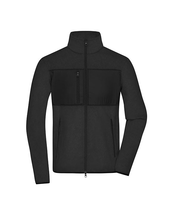 Polar Fleece JAMES & NICHOLSON Men´s Fleece Jacket voor bedrukking &amp; borduring